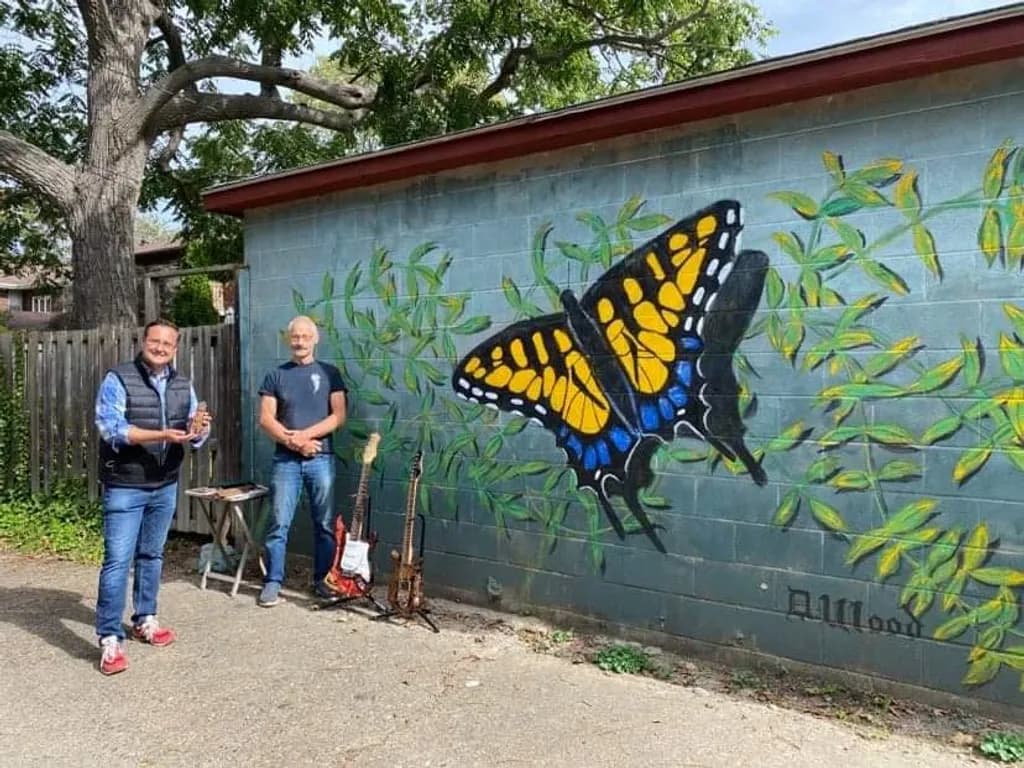 Butterfly Mural