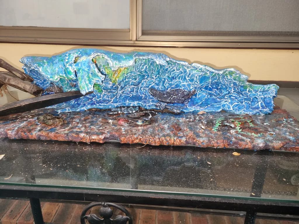 Ocean Wave Sculpture