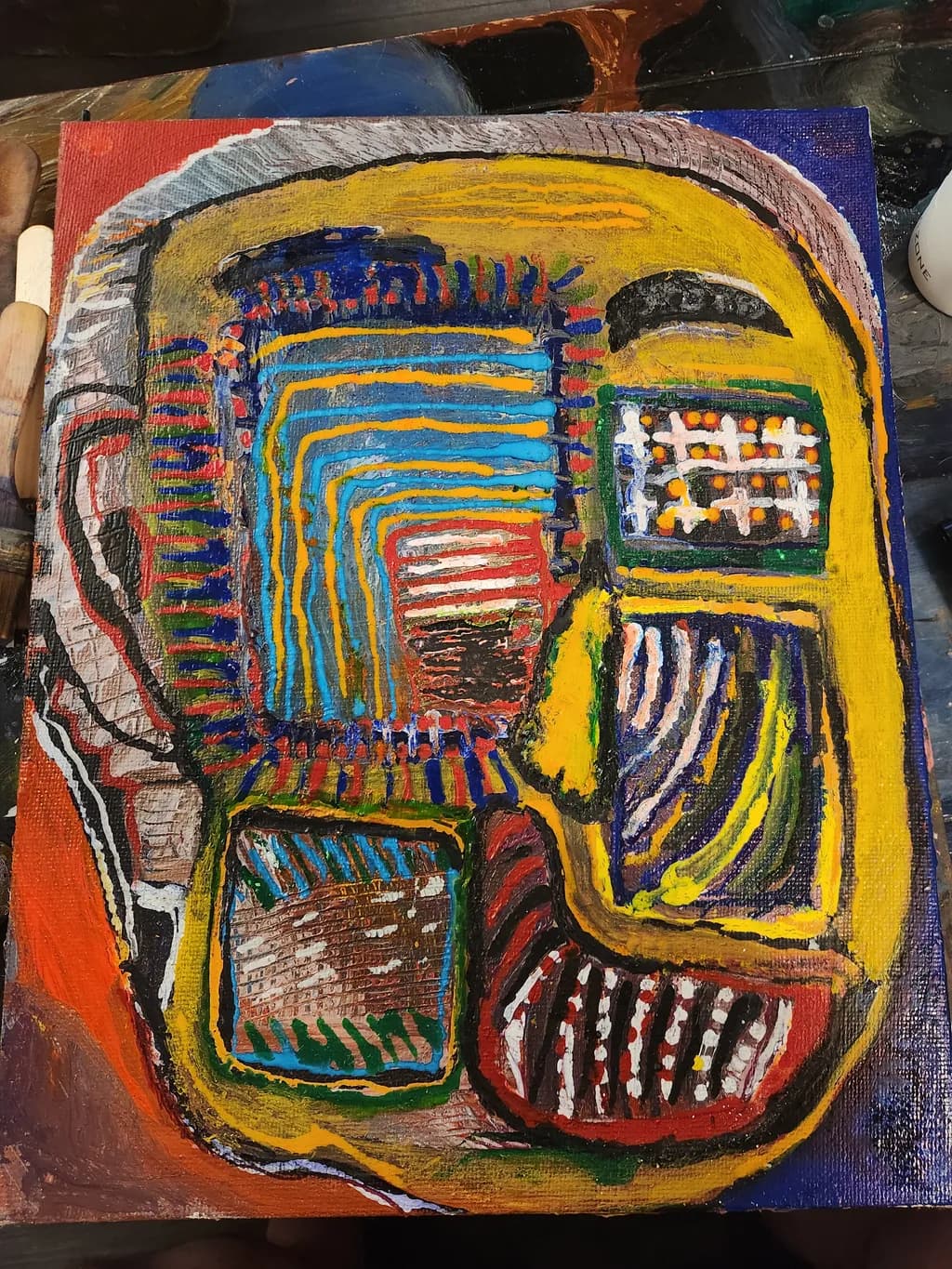 Abstract Face Composition