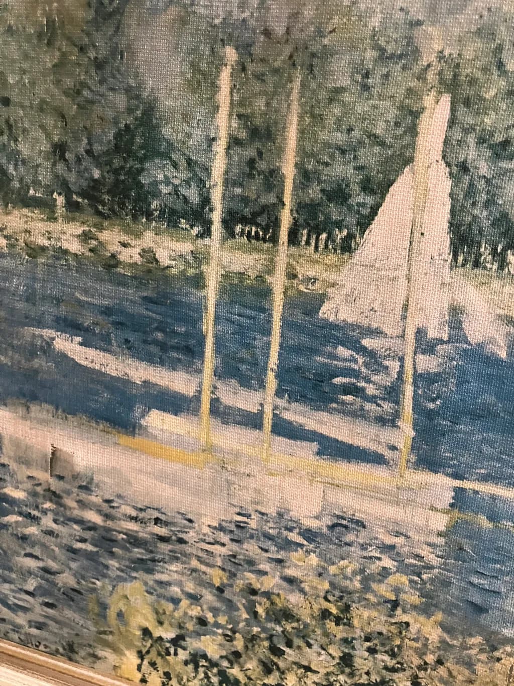 Sailboats on River