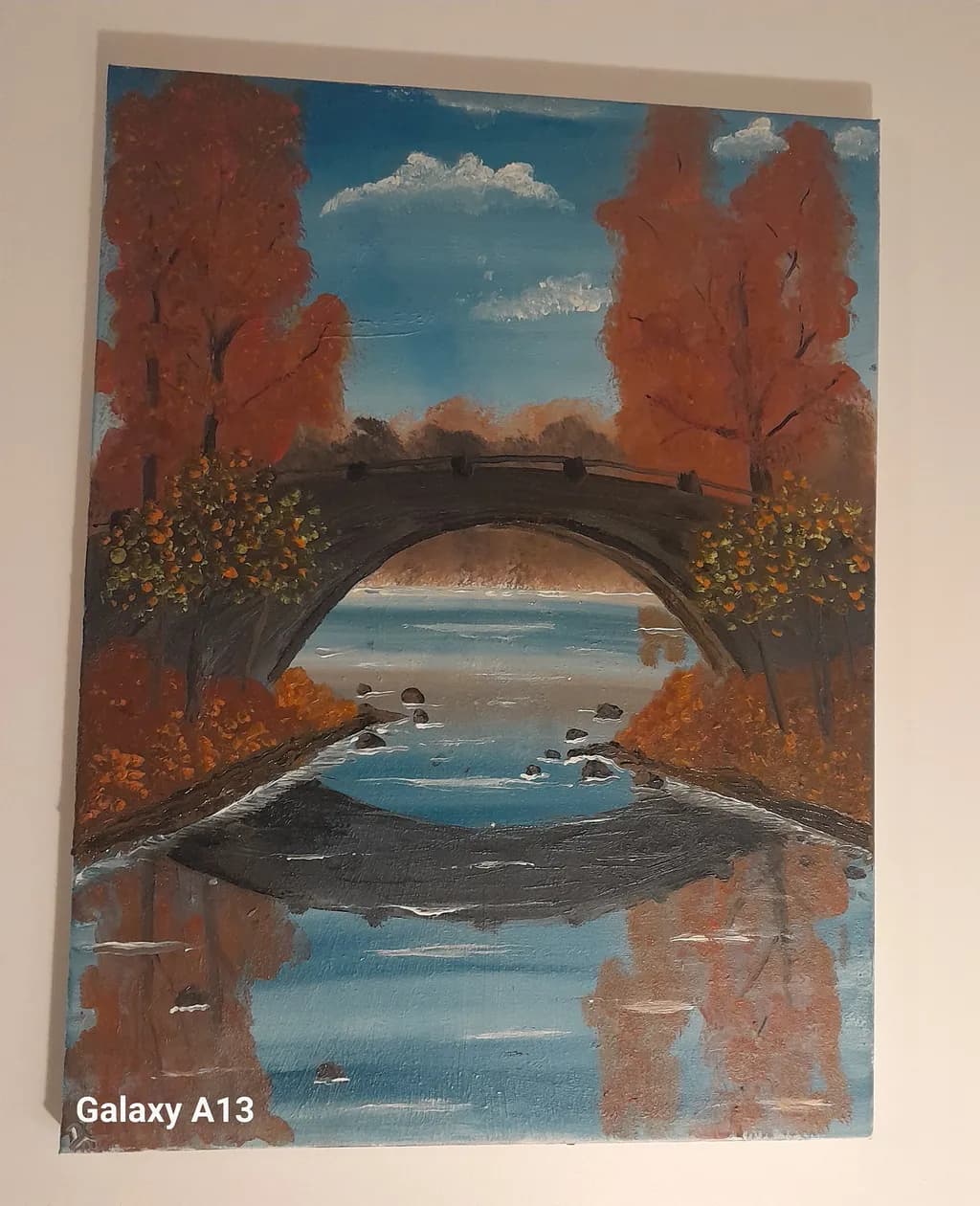 Autumn Bridge Reflection