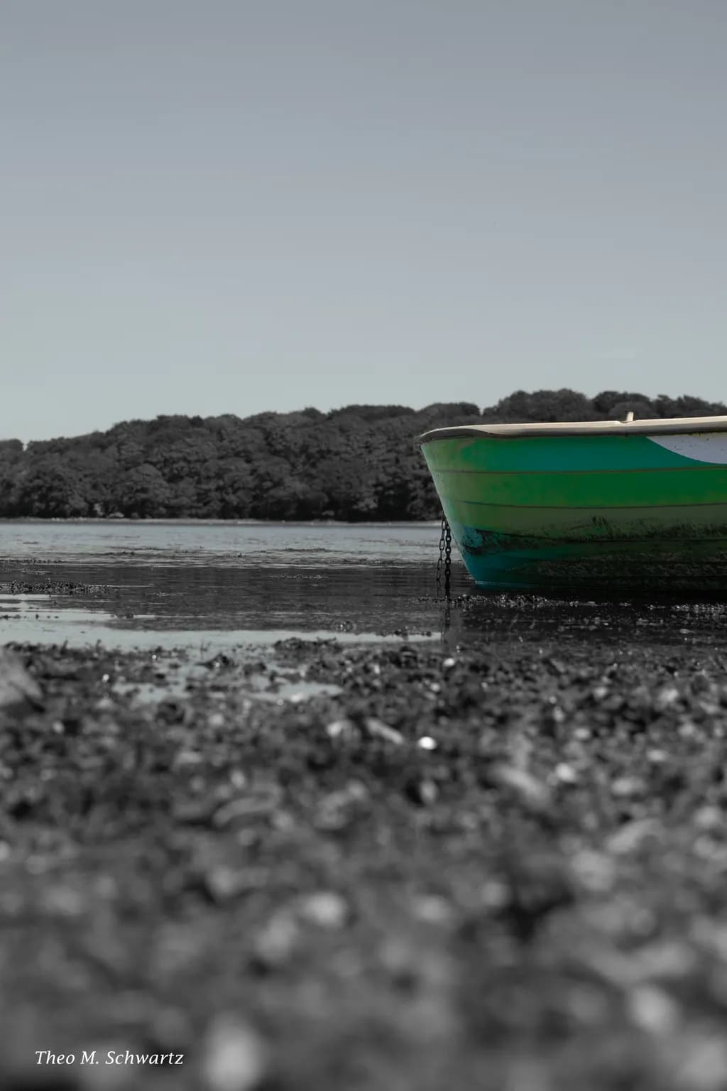 Green Boat Shoreline