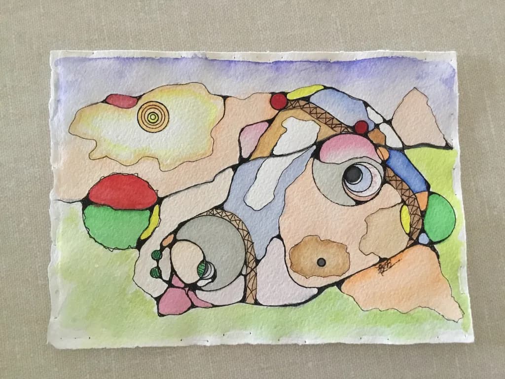 Abstract Fish Composition