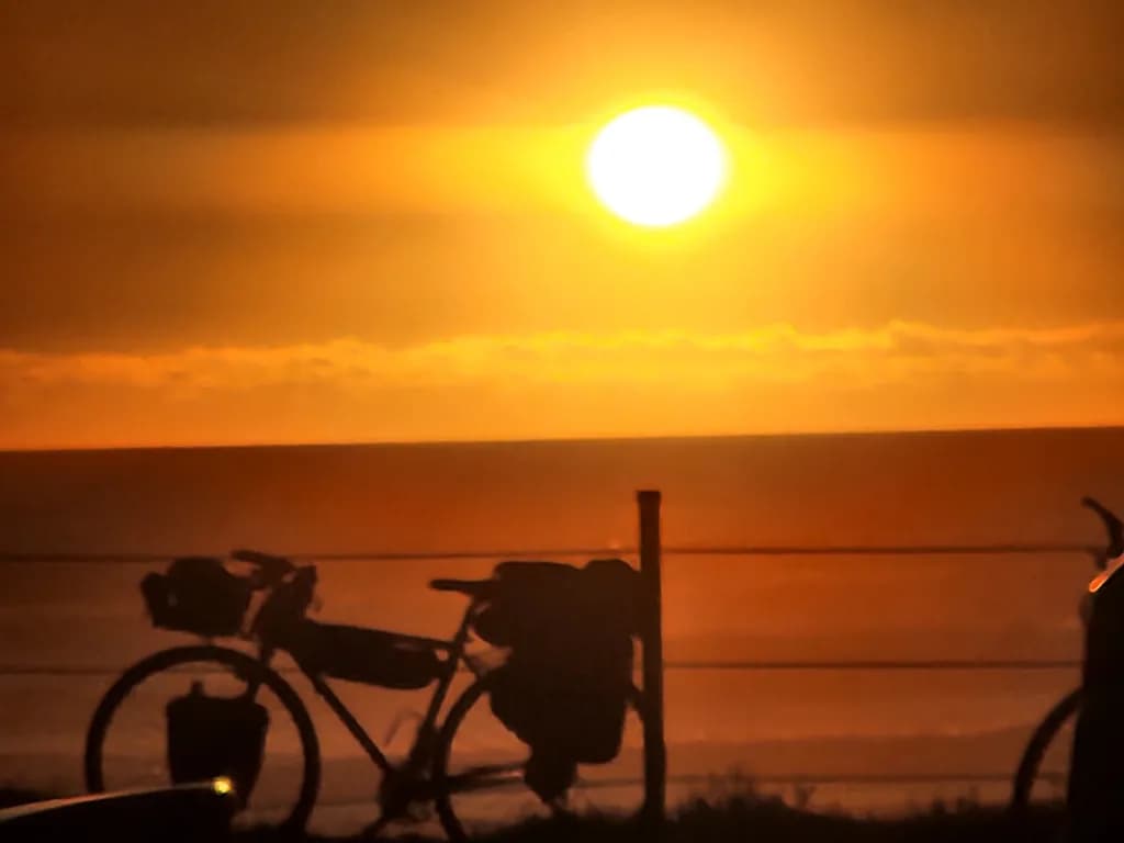 Ocean Sunset Silhouette