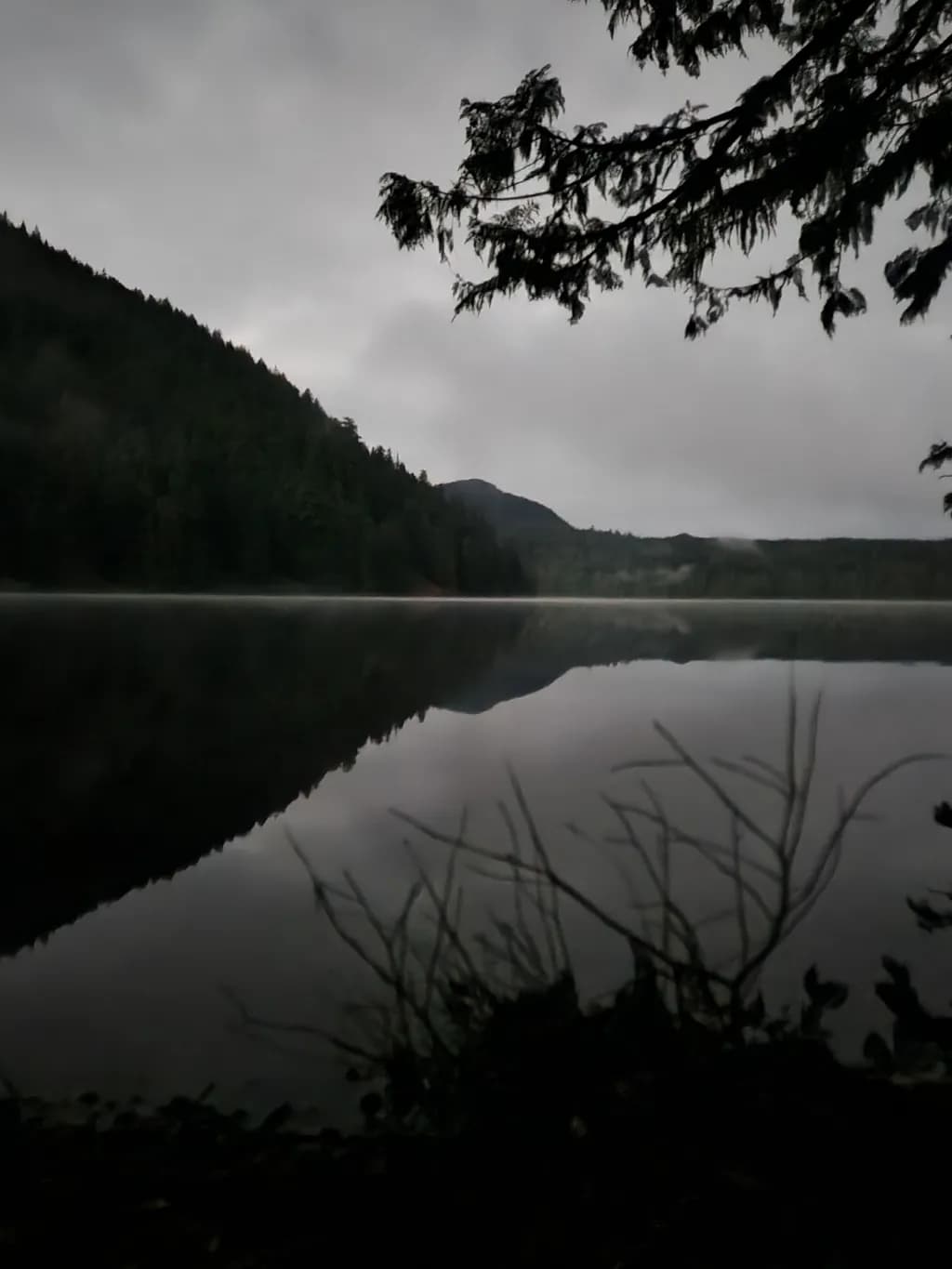 Lake Reflection Mountains