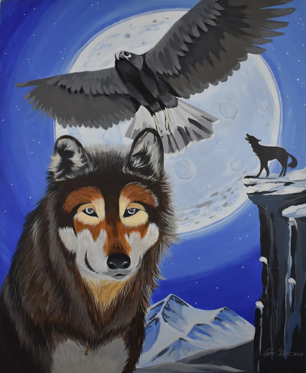 Red Siberian Wolf