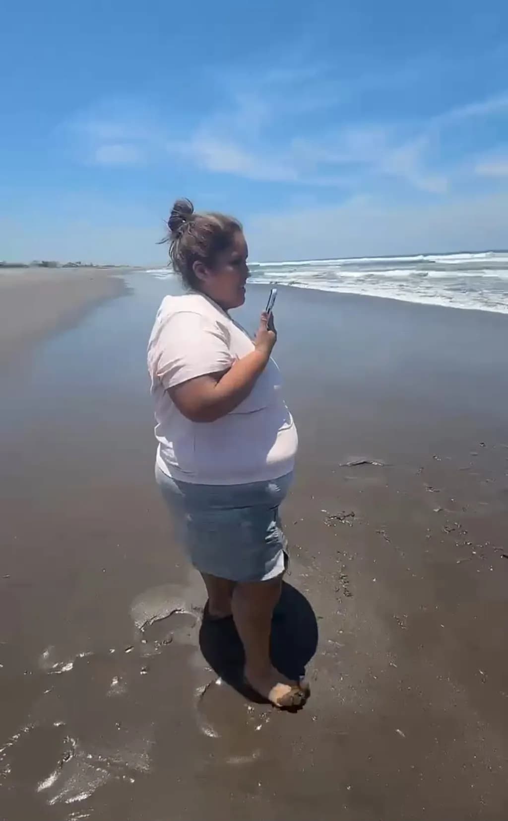 Beachside Reflection