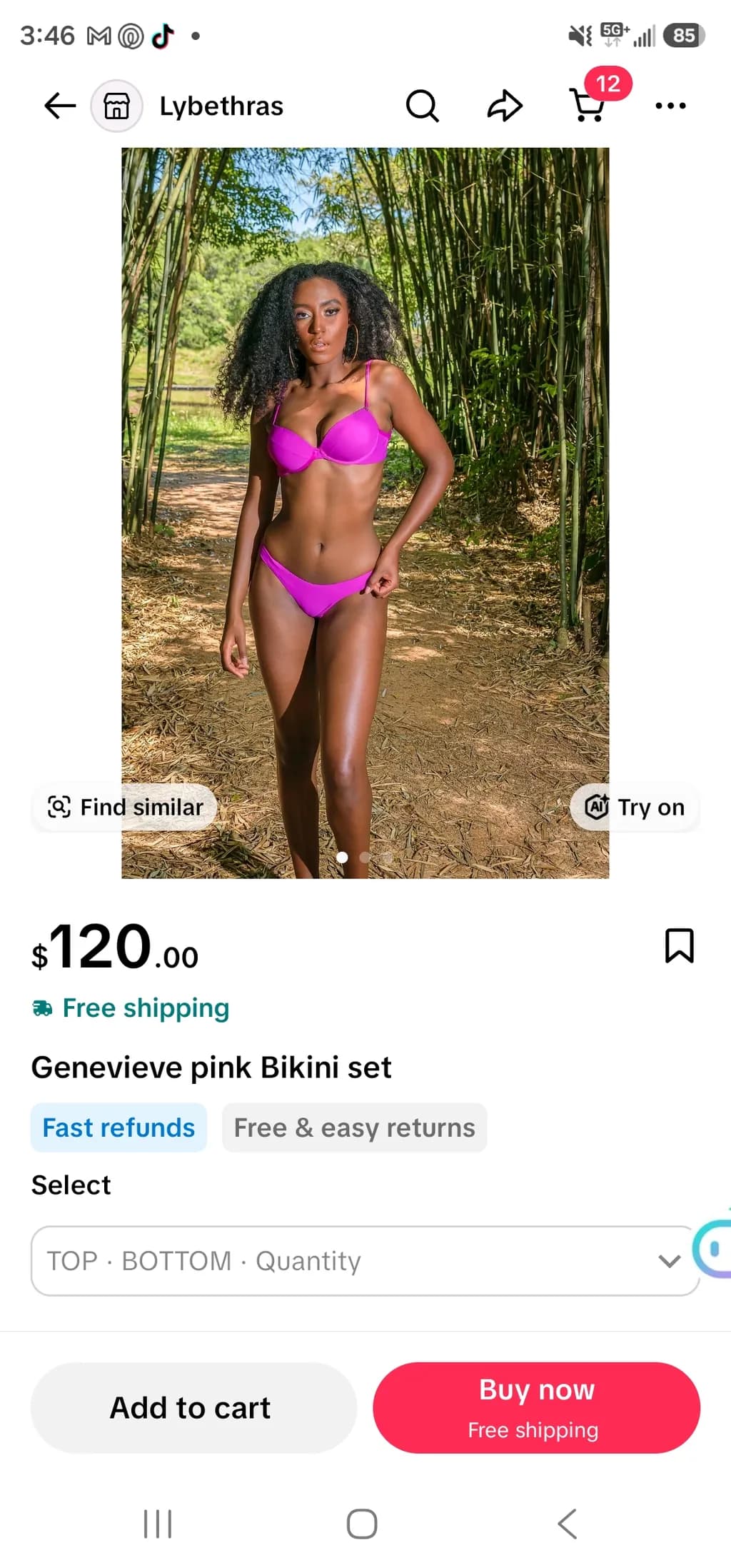 Pink Bikini Set