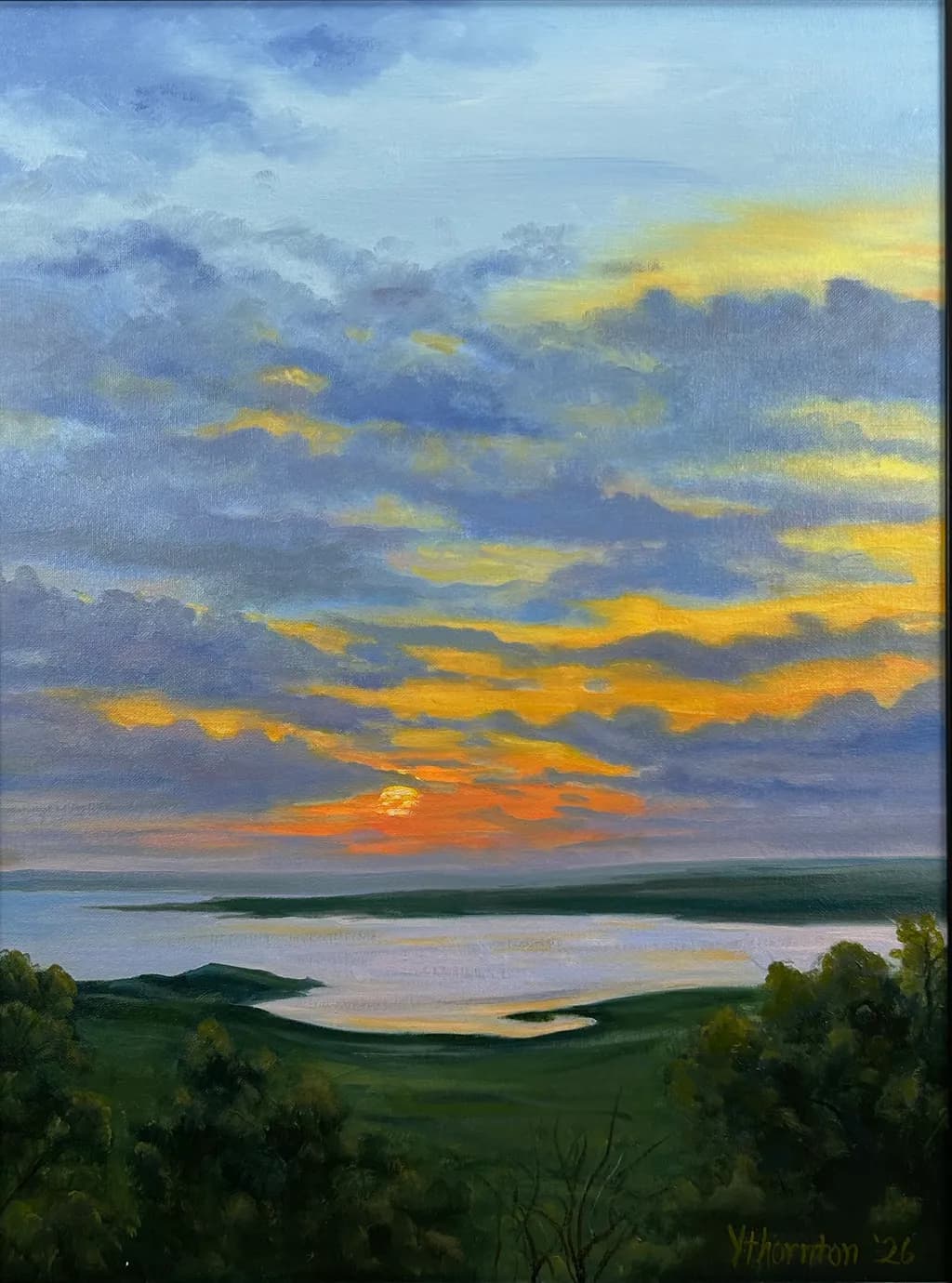 Sunset Over Shoreline