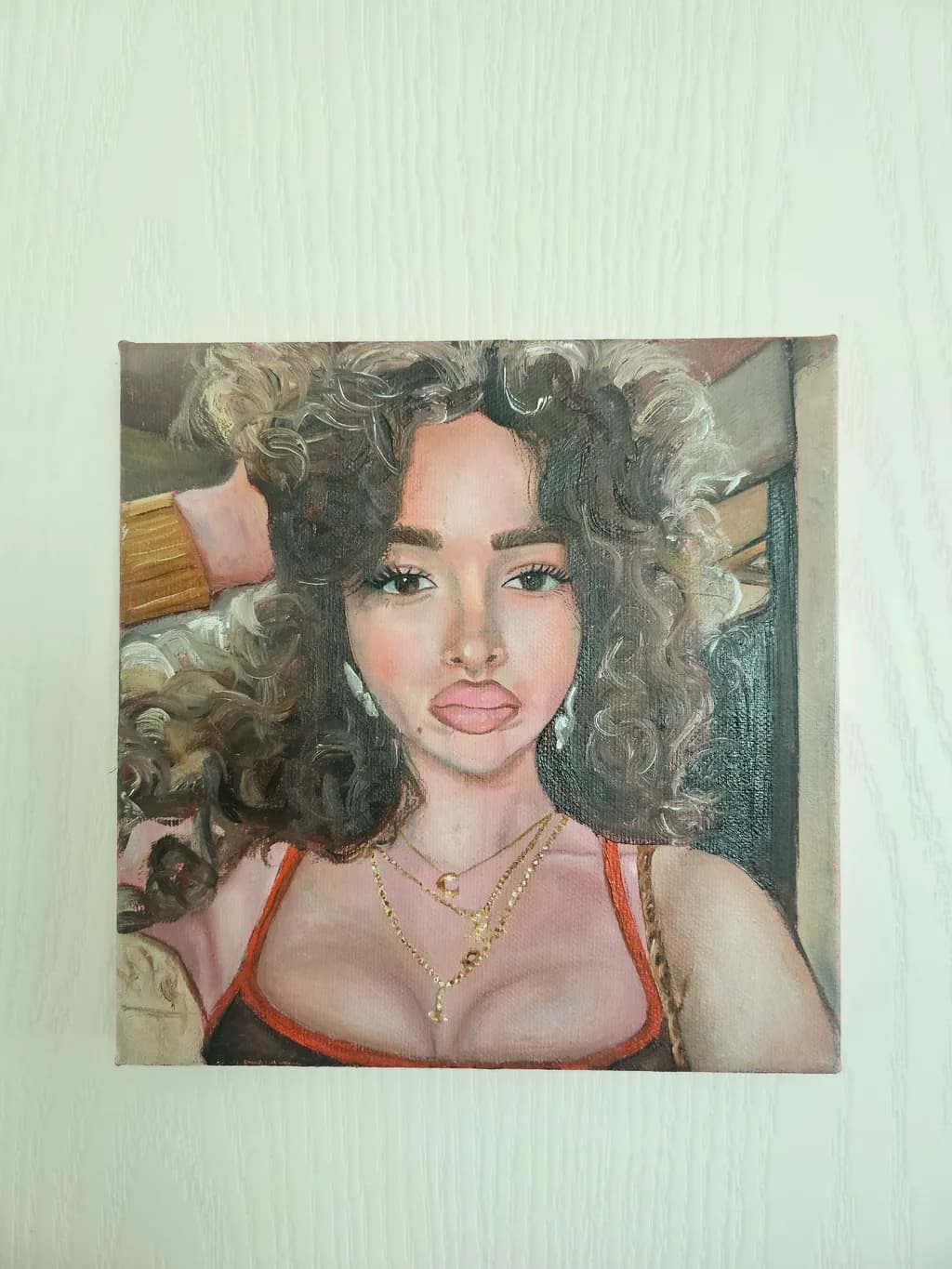 Curly Hair Portrait