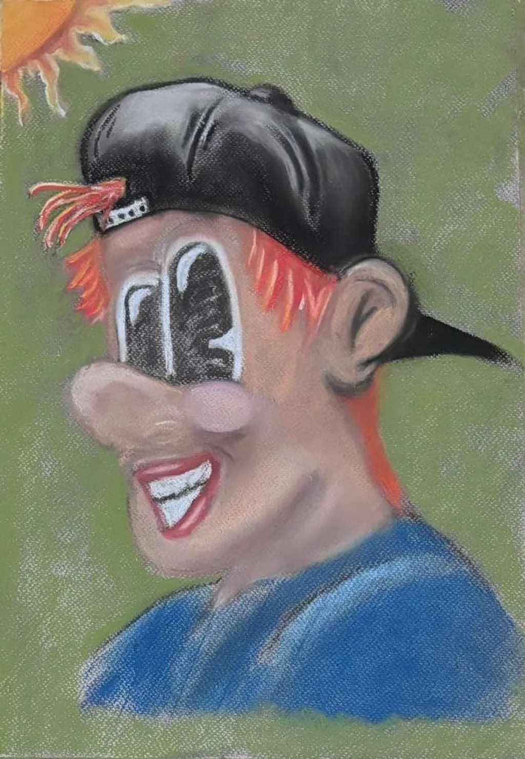 Smiling Character with Cap
