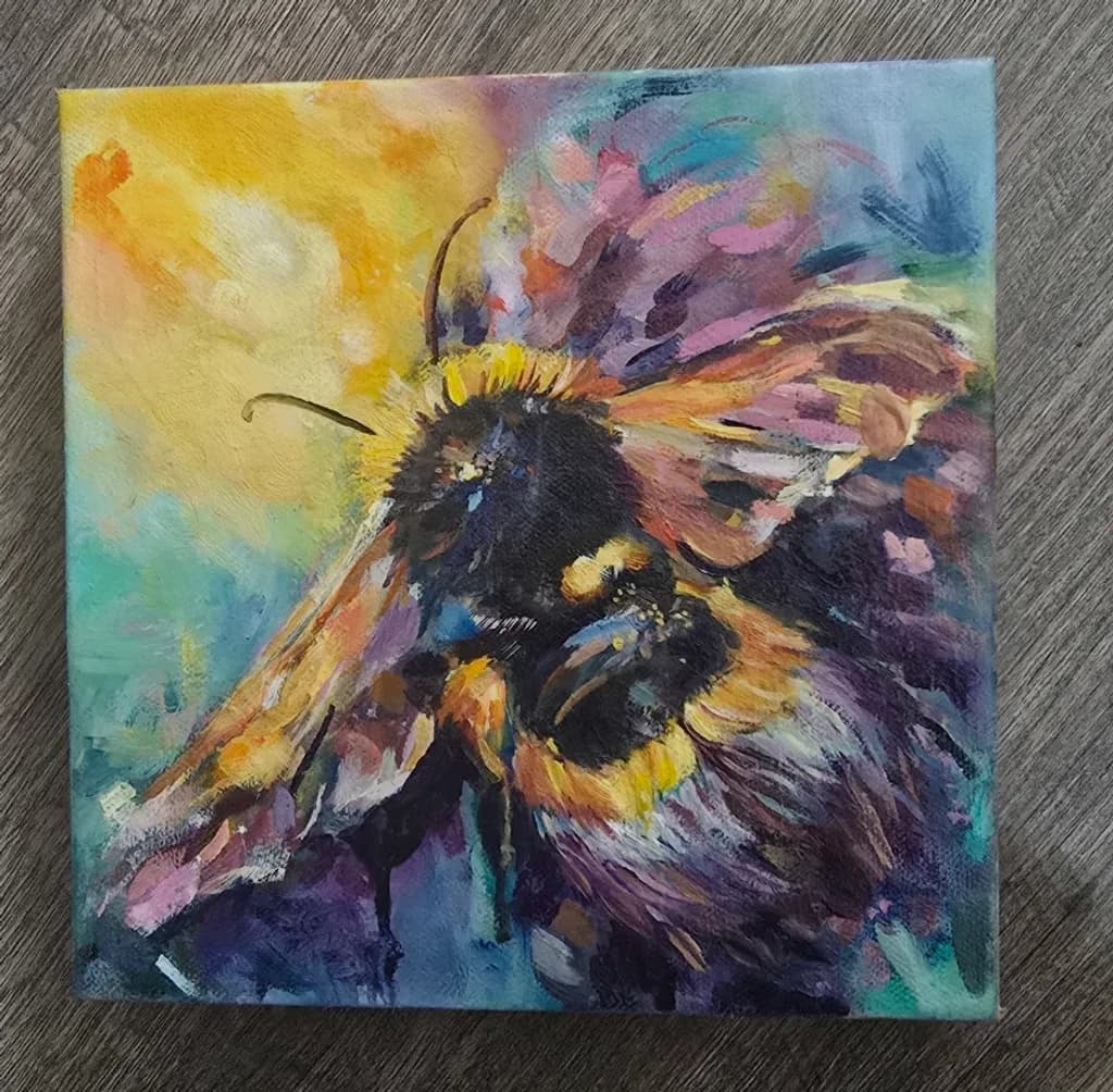 Abstract Bee Portrait