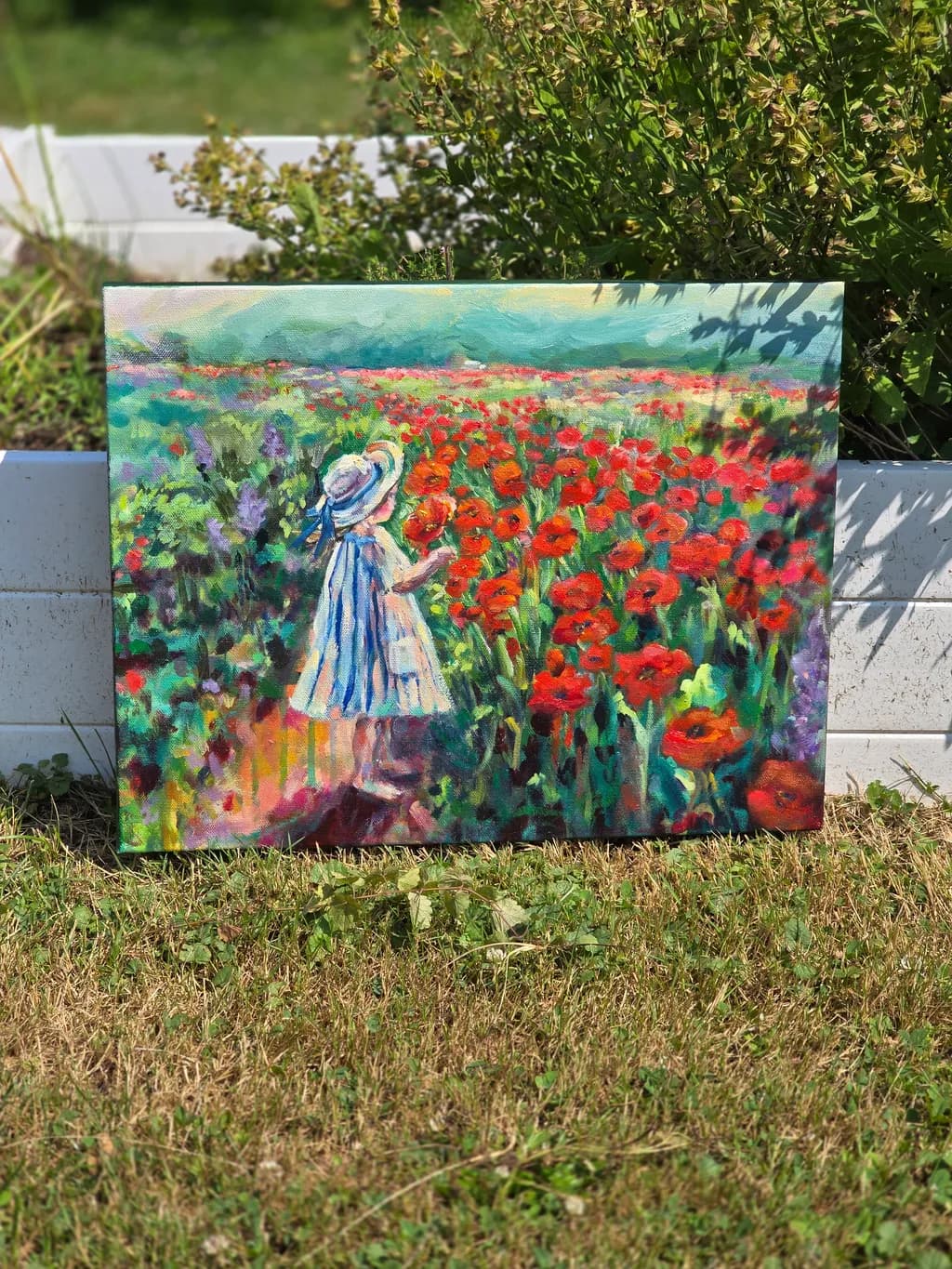 Child in Poppy Field