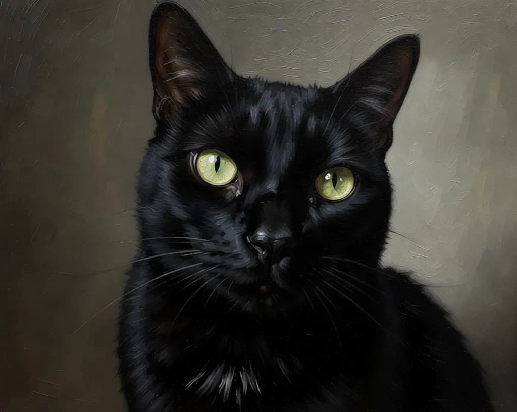 Black Cat Gaze