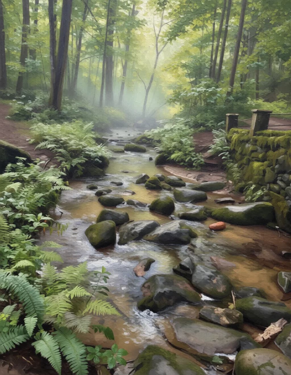 Forest Stream Glow