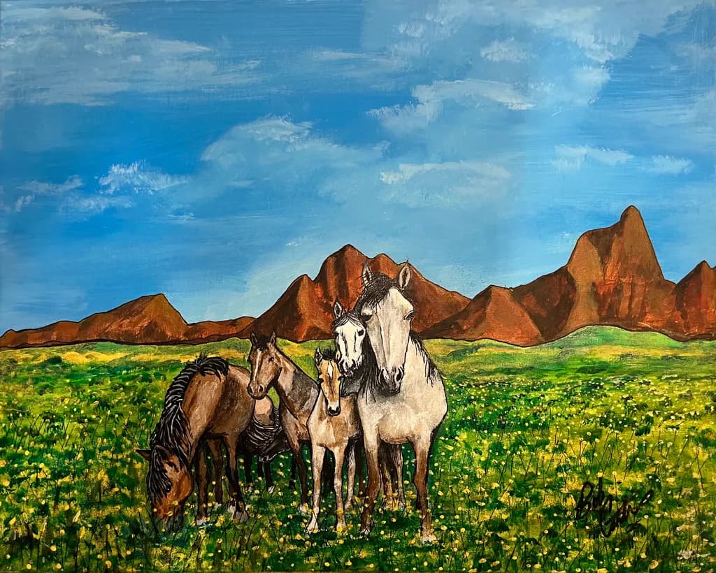 Mountain Horses Meadow