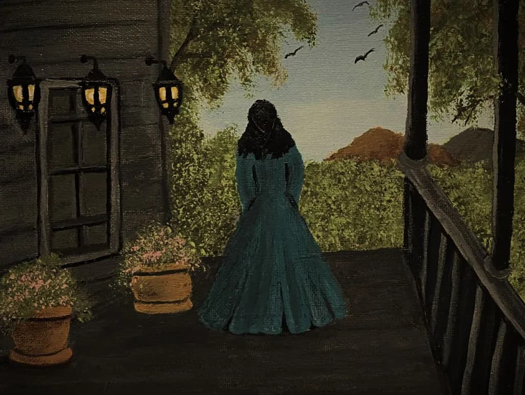 Girl on Porch