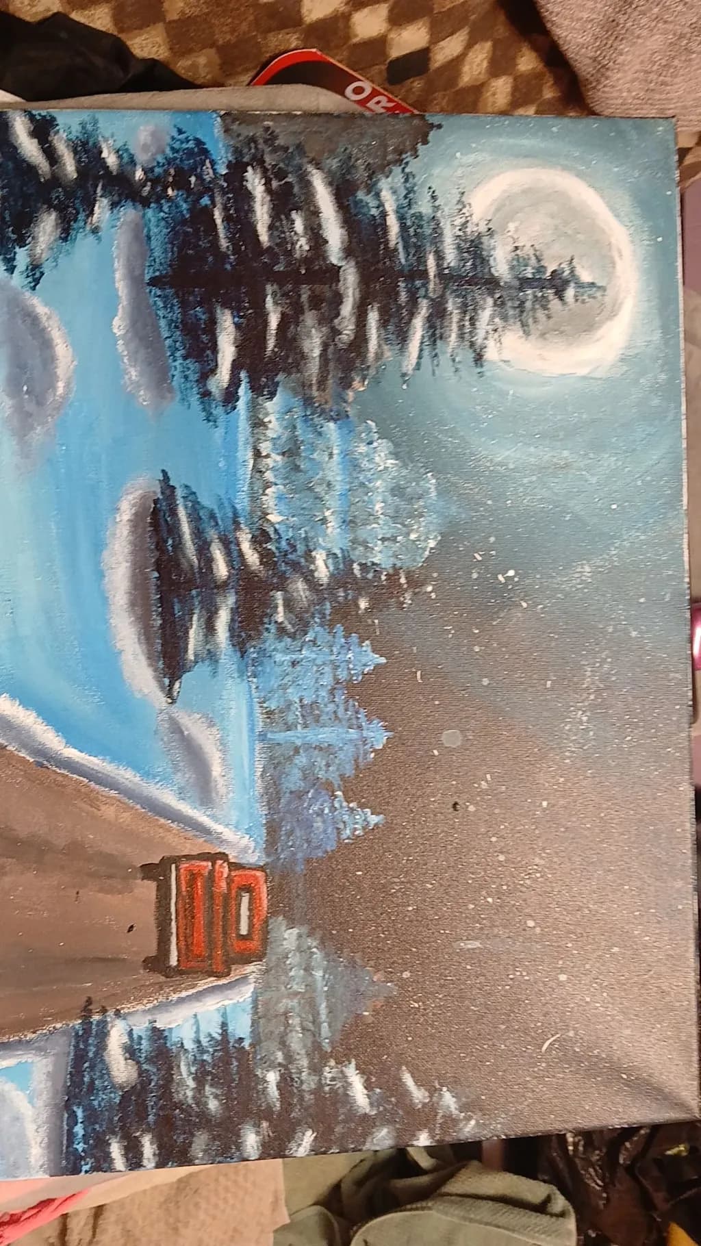 Winter Road Night