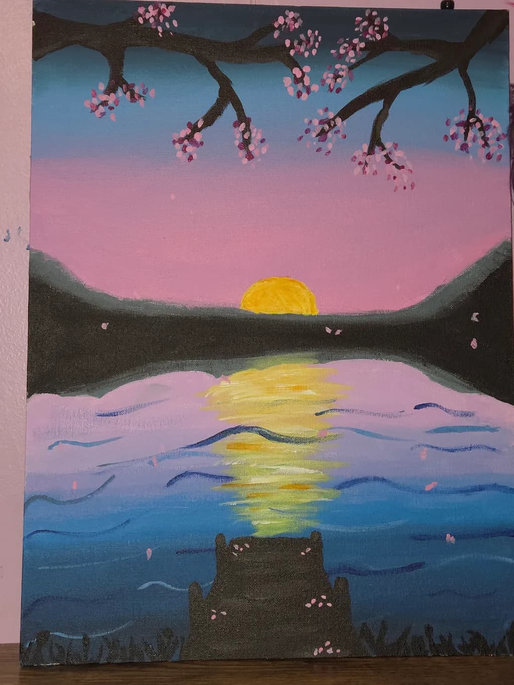 Sunset Lake Reflection