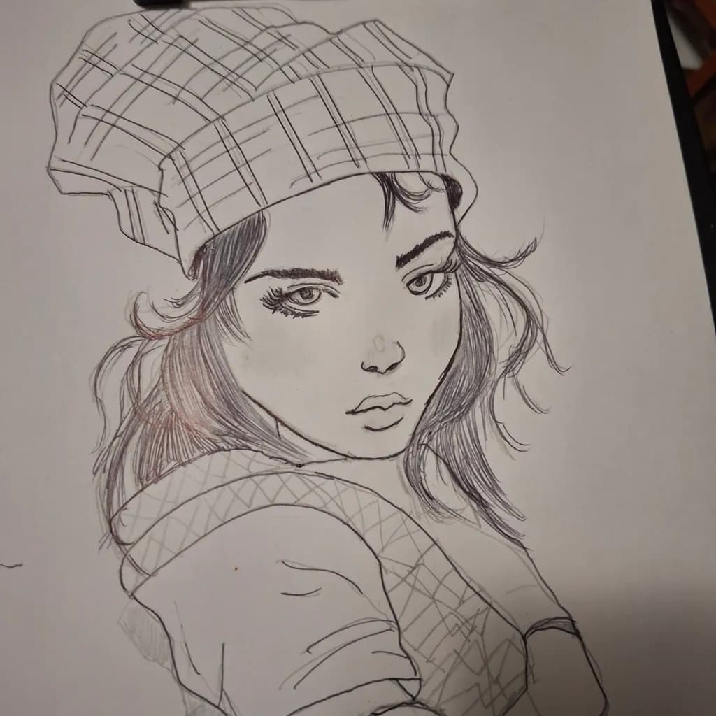 Portrait with Hat