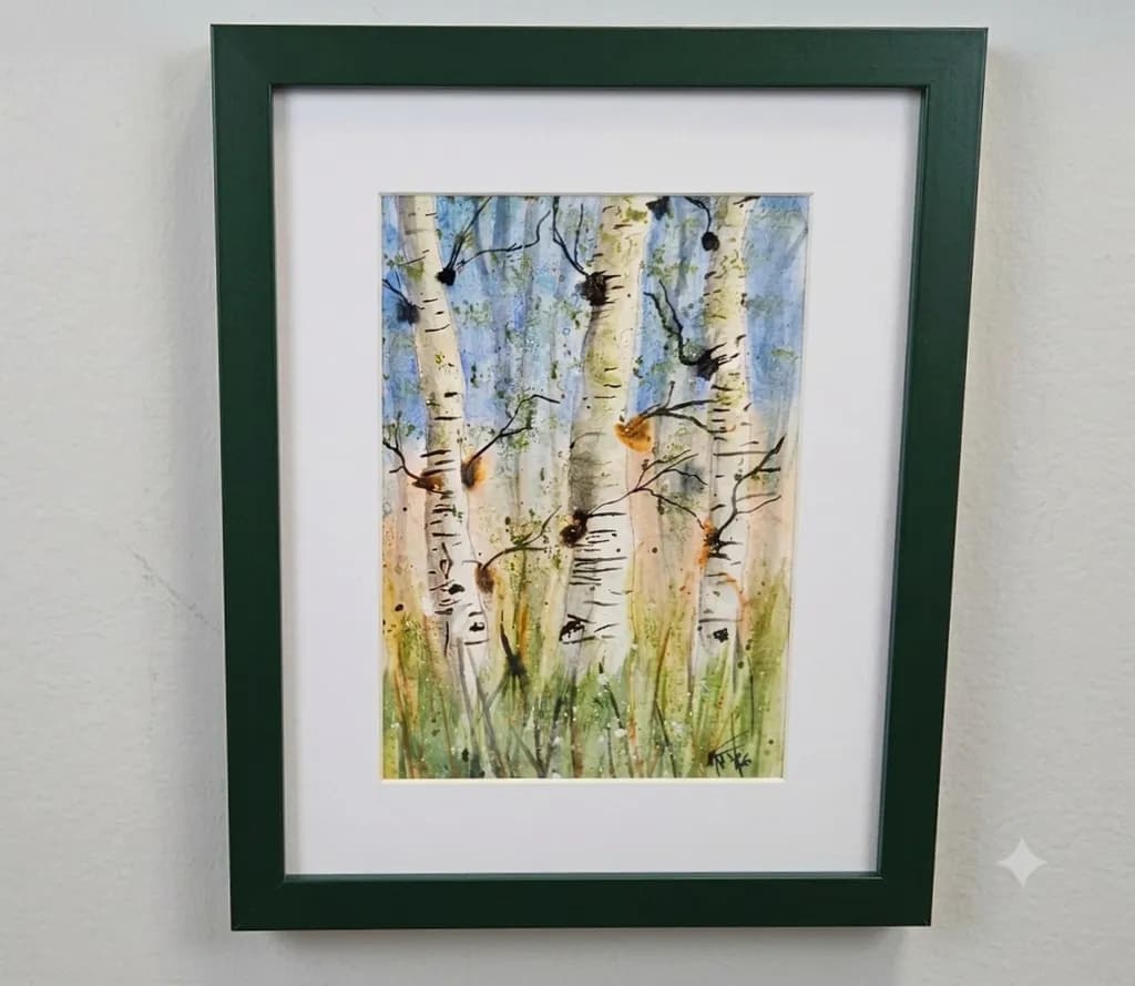 Birch Trees in Spring