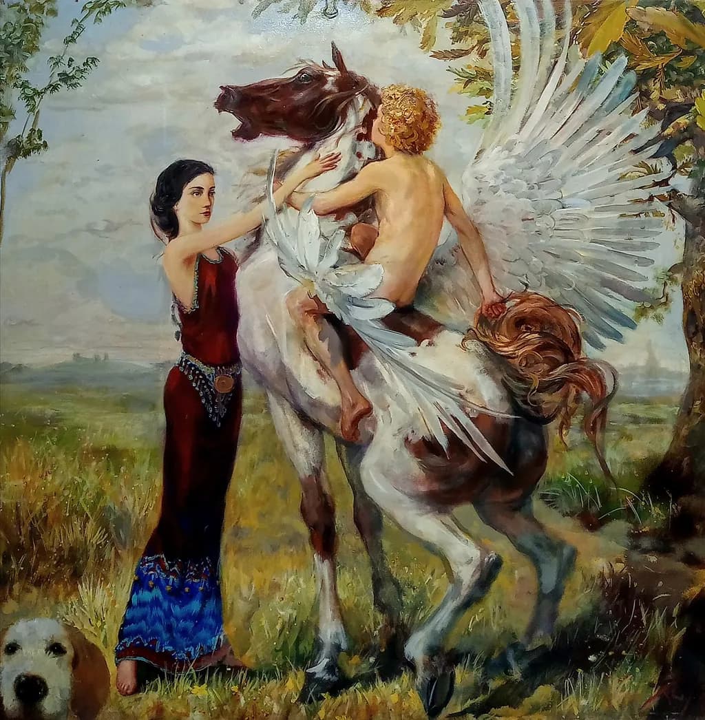 Приказка на половина