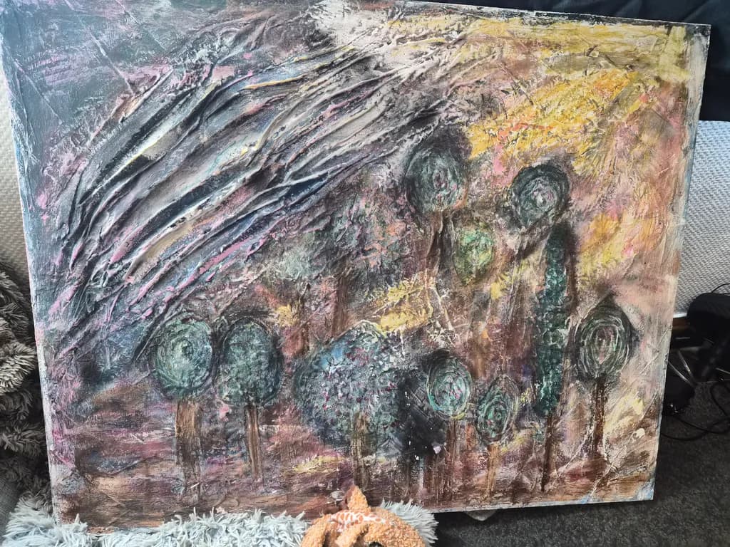 Abstract Forest Scene