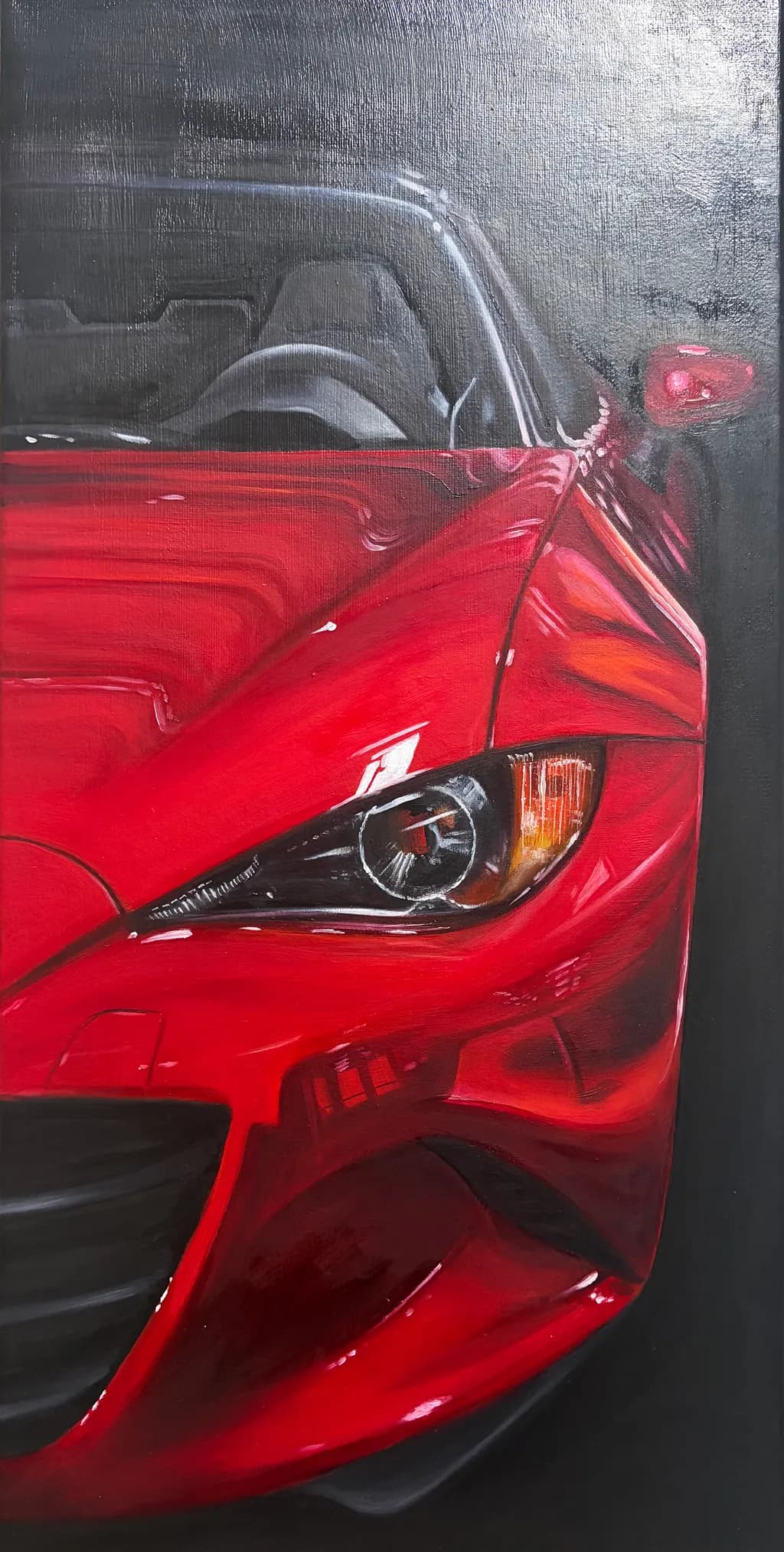 Red MX5 Detail