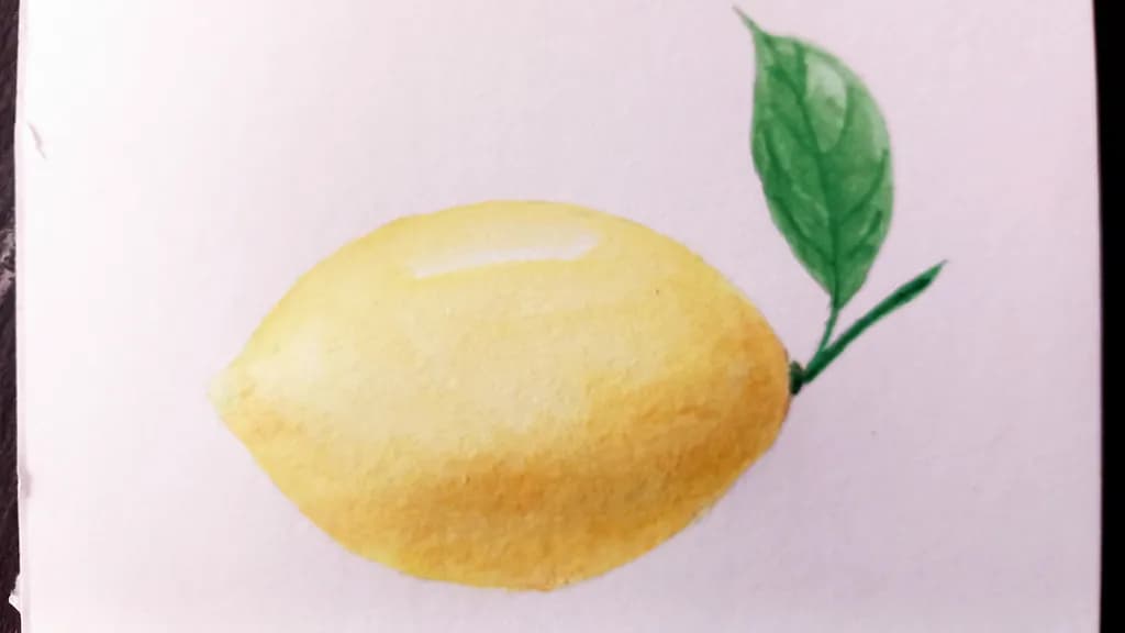 Lemon Fruit Painting