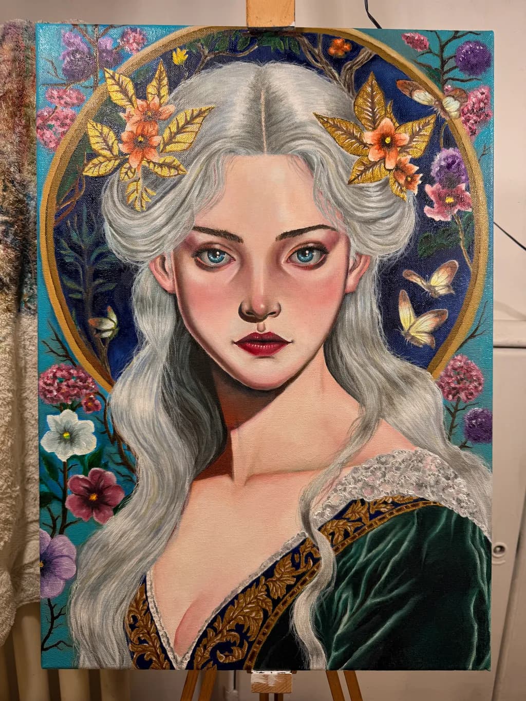 Floral Halo Portrait