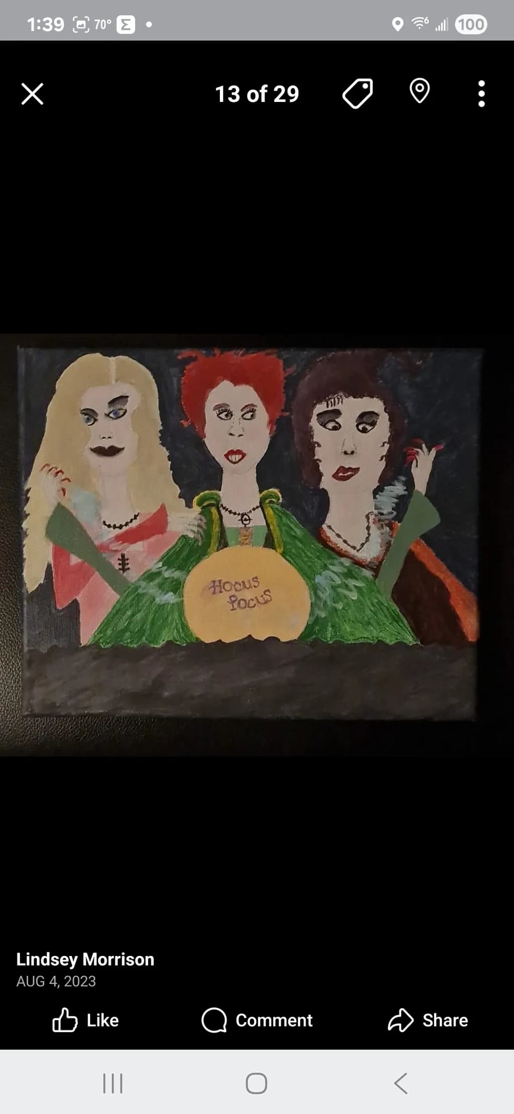 Hocus Pocus Witches Painting