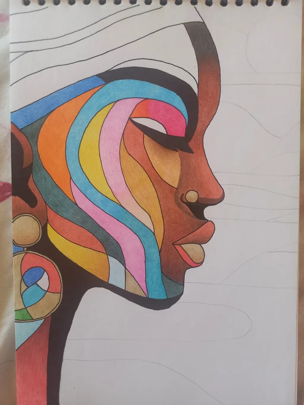 Colorful Portrait Profile