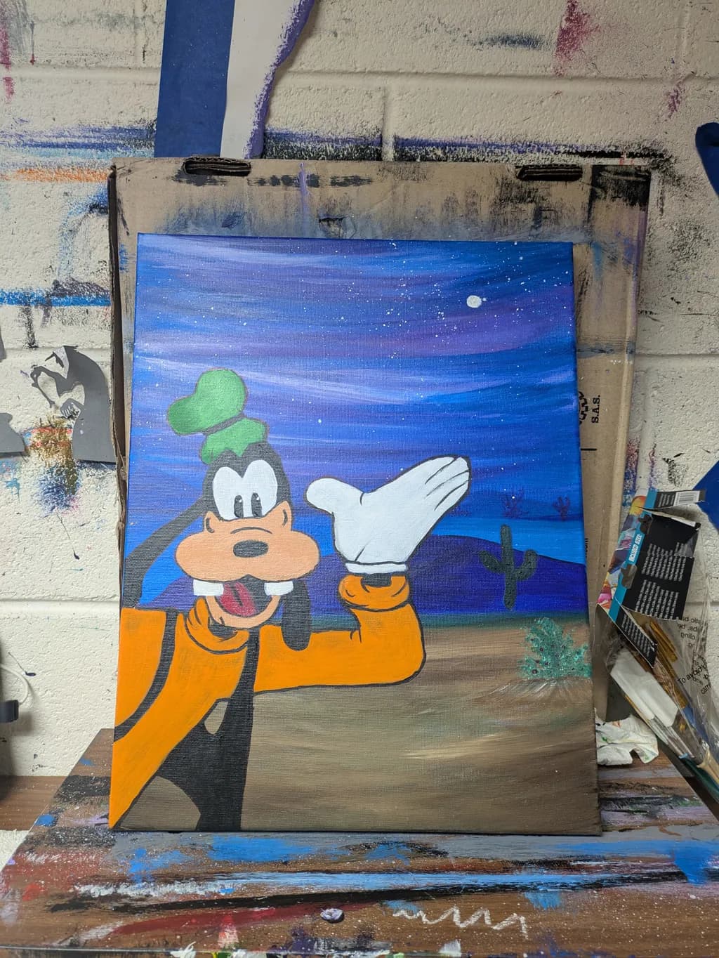 Goofy Desert Night