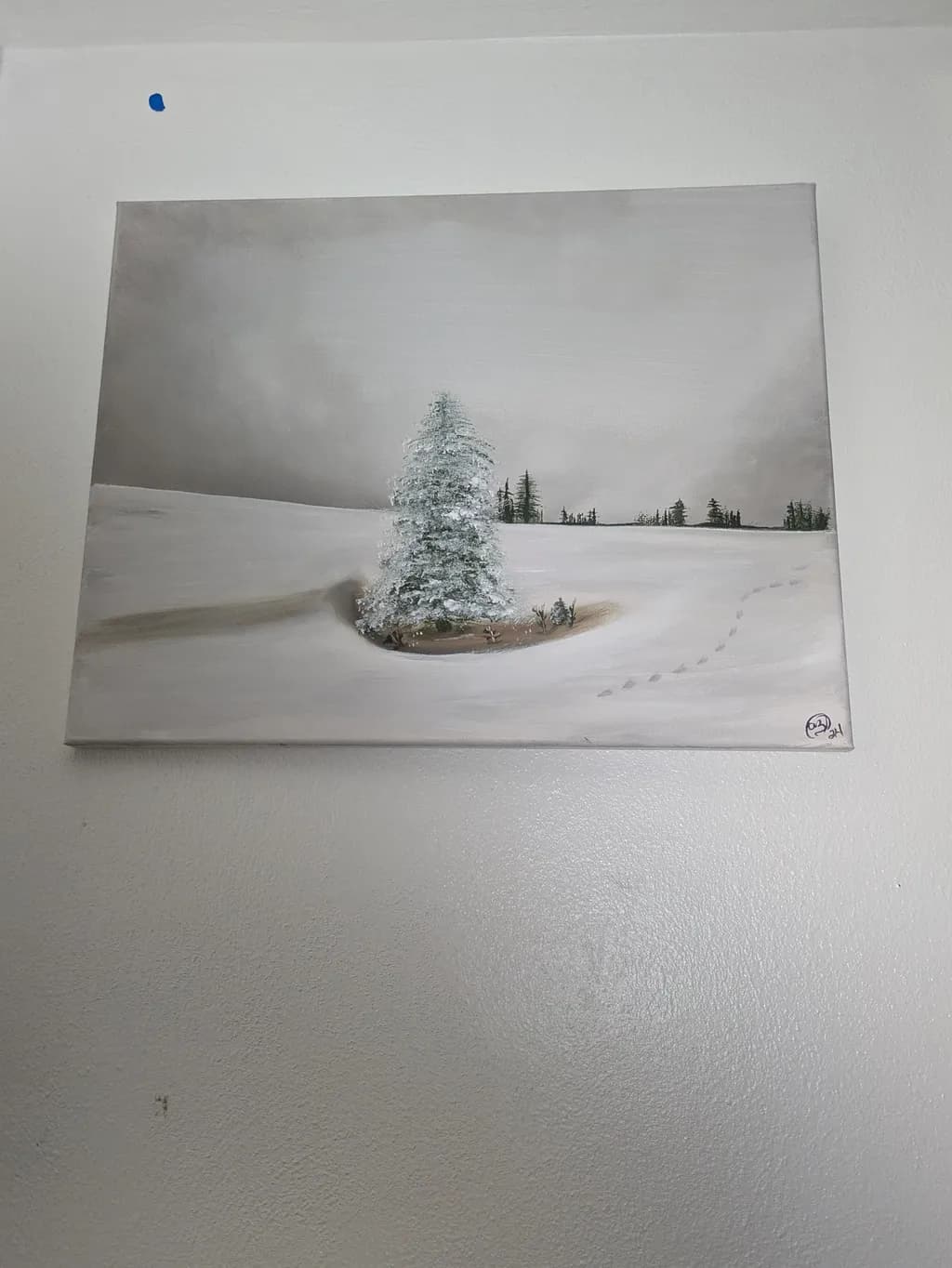 Snowy Pine Landscape