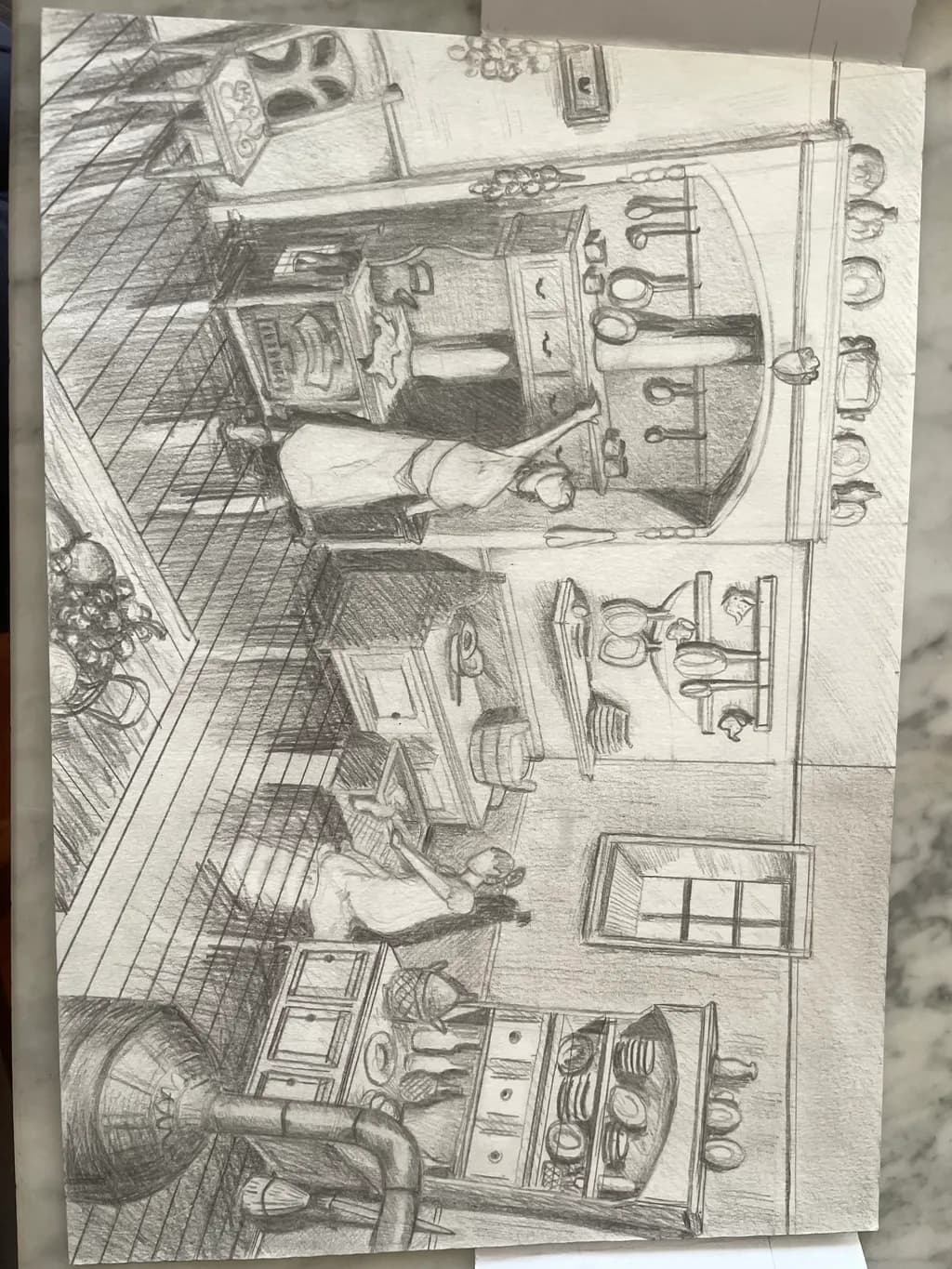 Rustic Kitchen Scene