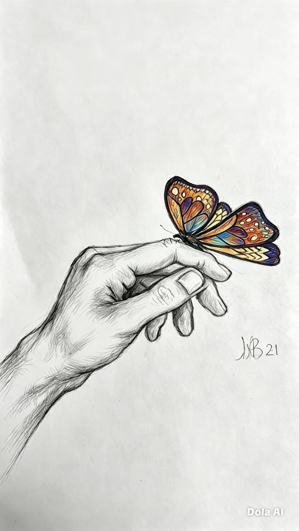 Butterfly on Hand