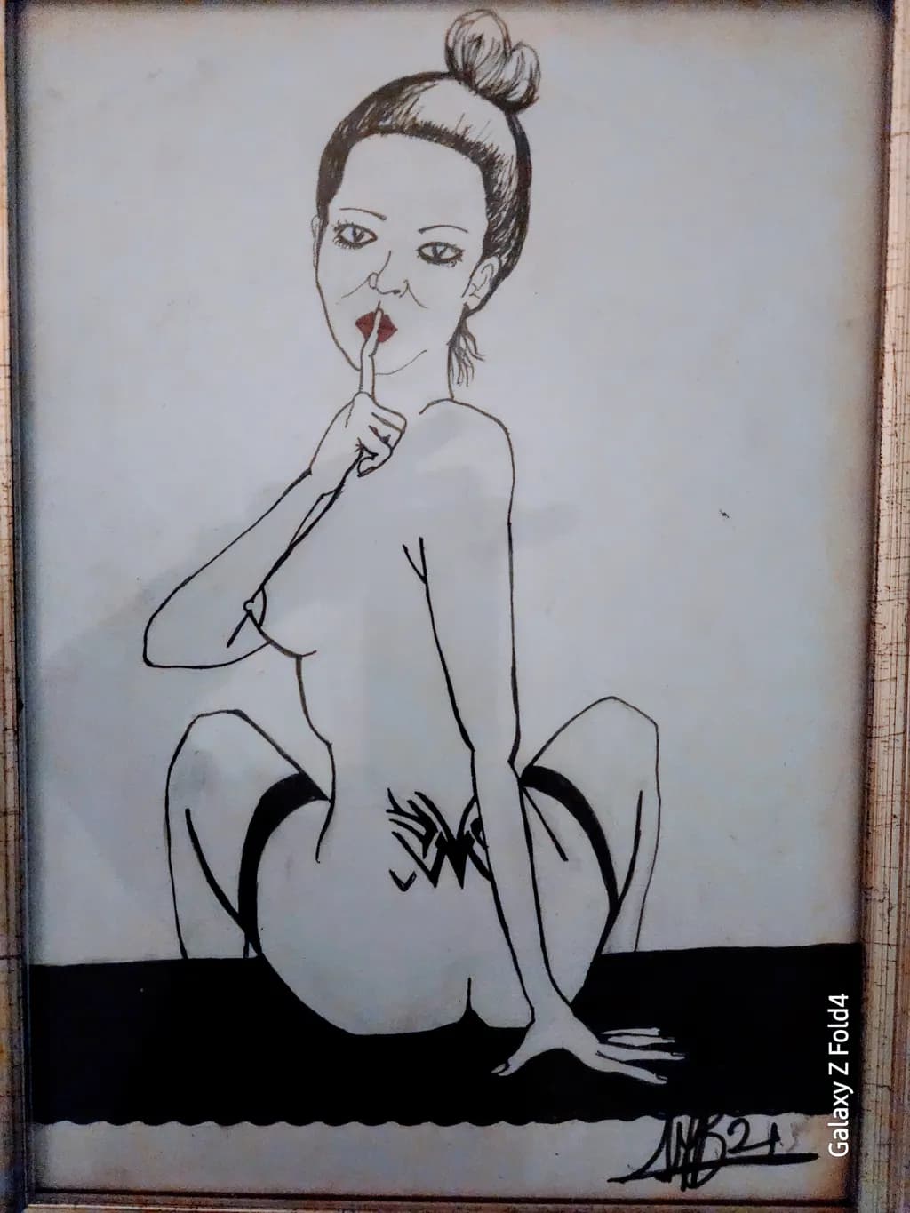 Seated Woman Silence