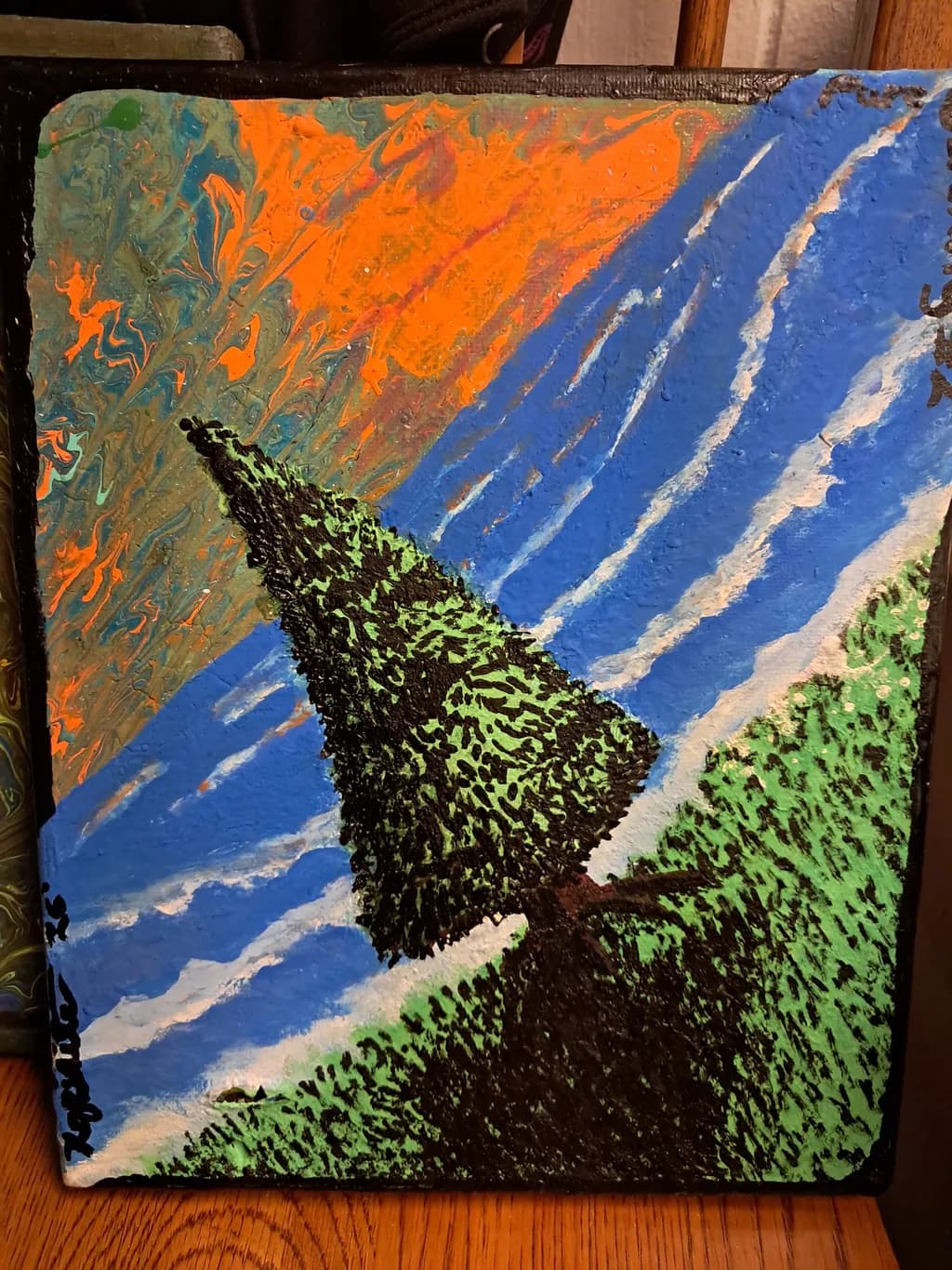 Pine Tree at Dusk