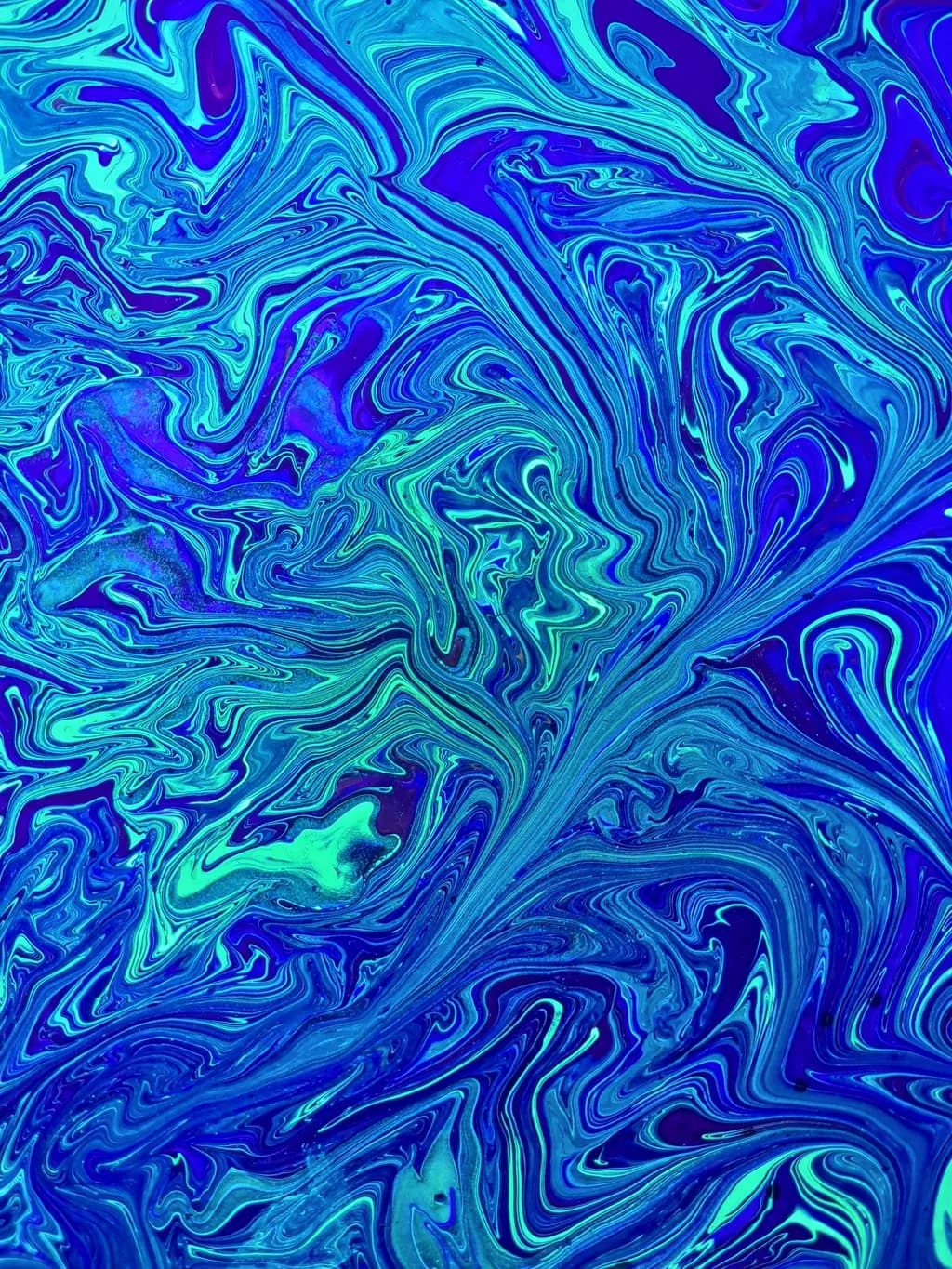 Blue Swirl Fluid