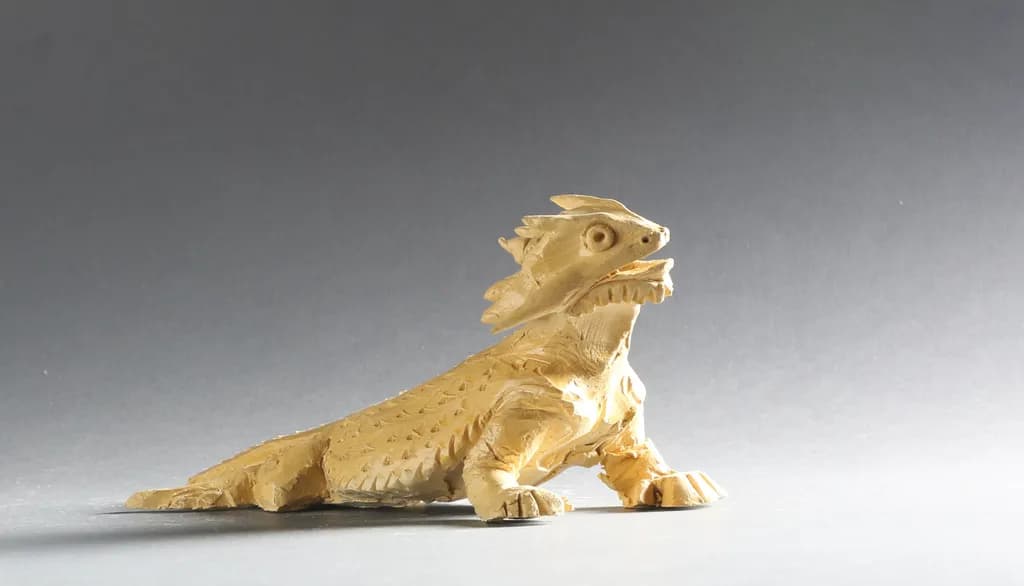 Wooden Dragon Carving