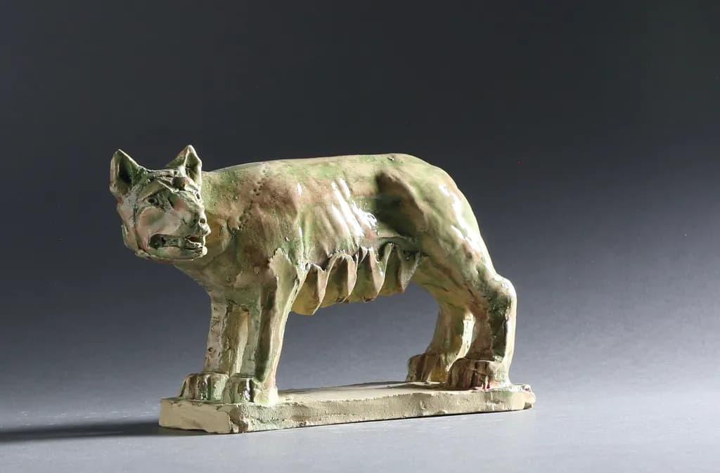She-Wolf Sculpture