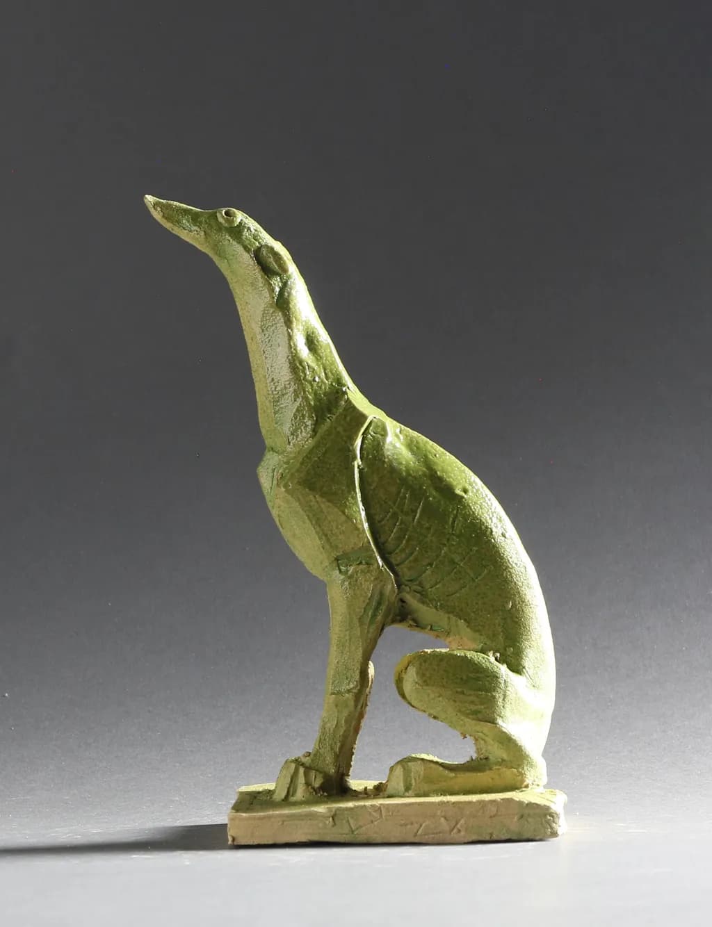Green Bird Sculpture