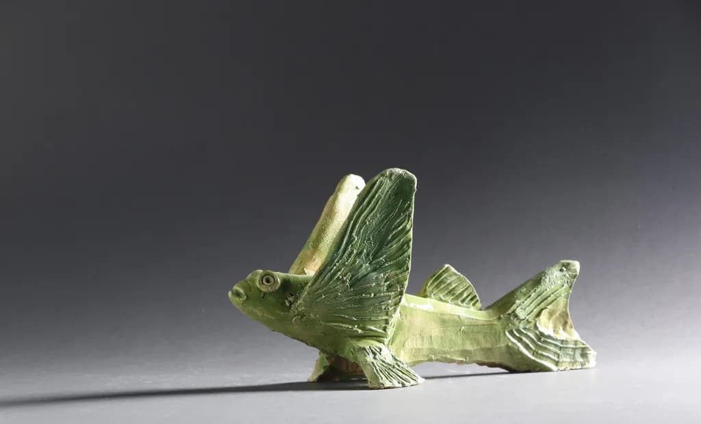 Green Ceramic Fish