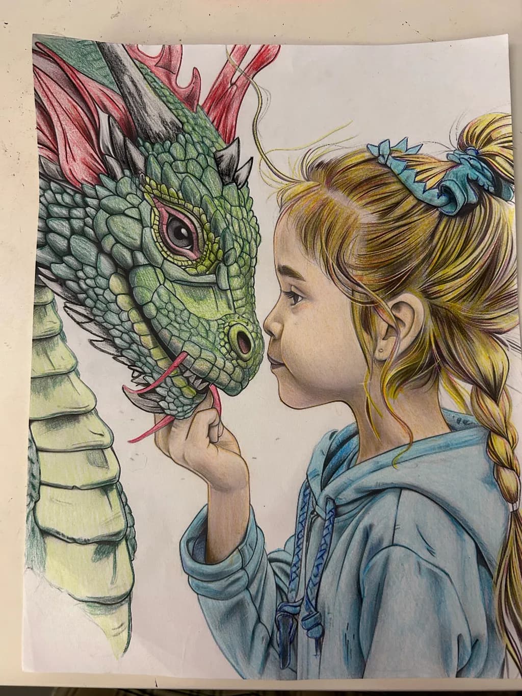 Girl and Dragon Bond