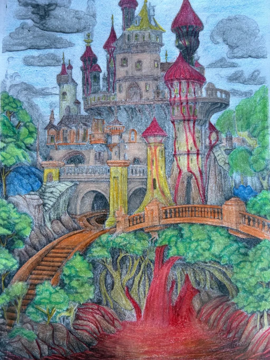 Castle Above the Red Gorge