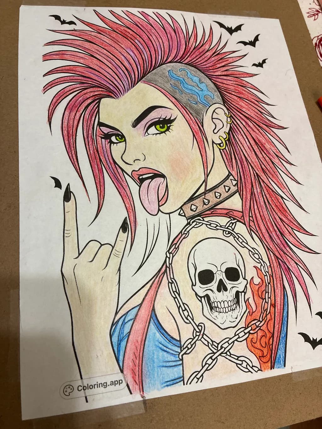 Punk Skull Tattoo