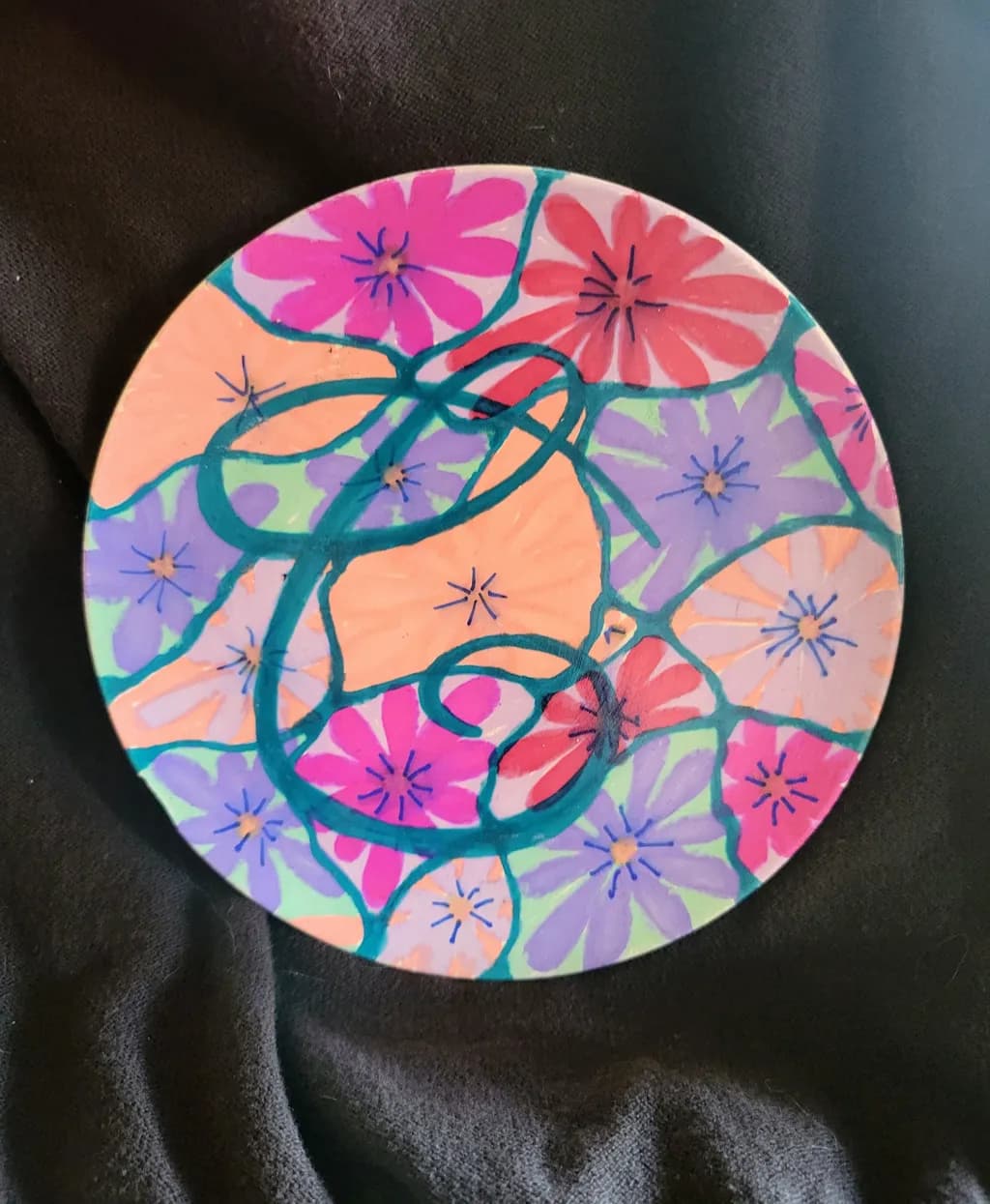Floral Plate Design