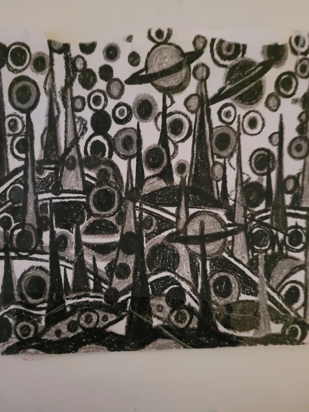 Abstract Circles and Spires