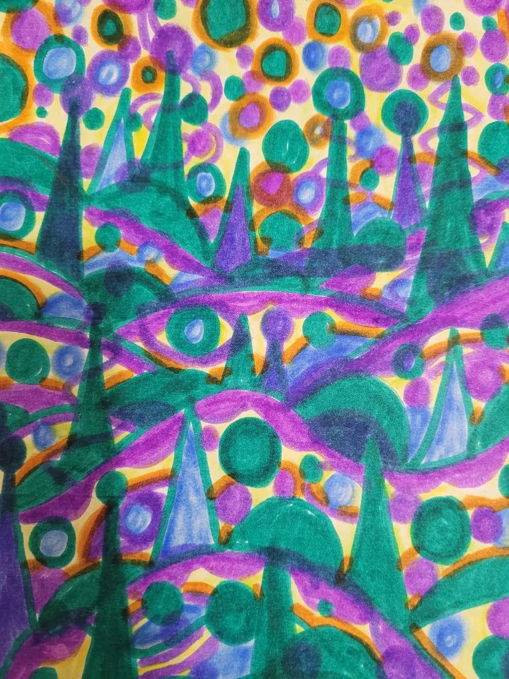 Abstract Shapes Pattern