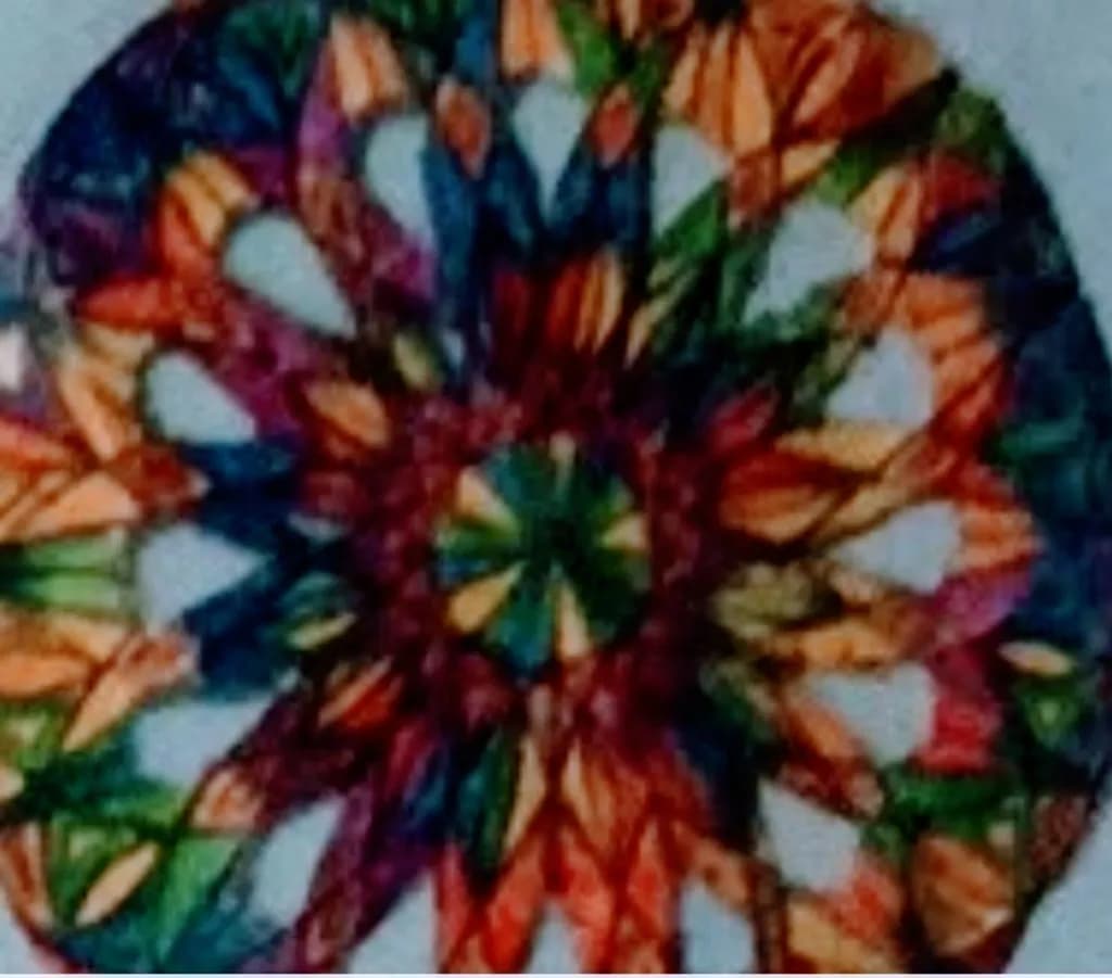 Circular Mosaic Pattern